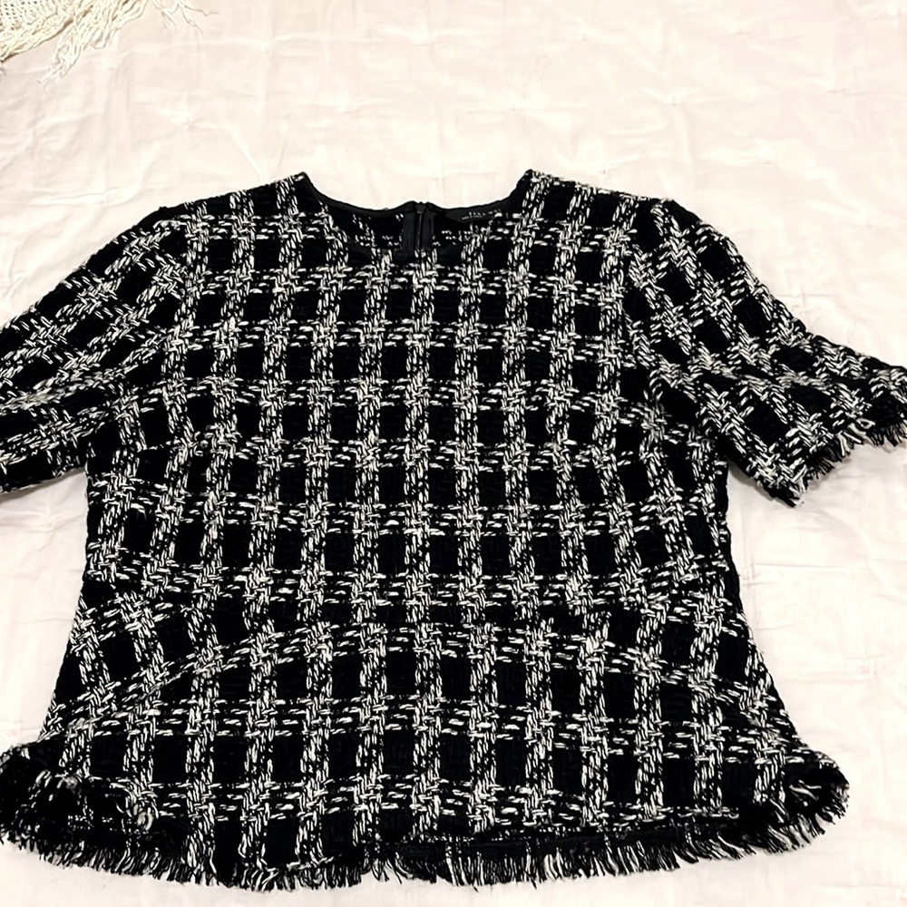 Black Zara Top New